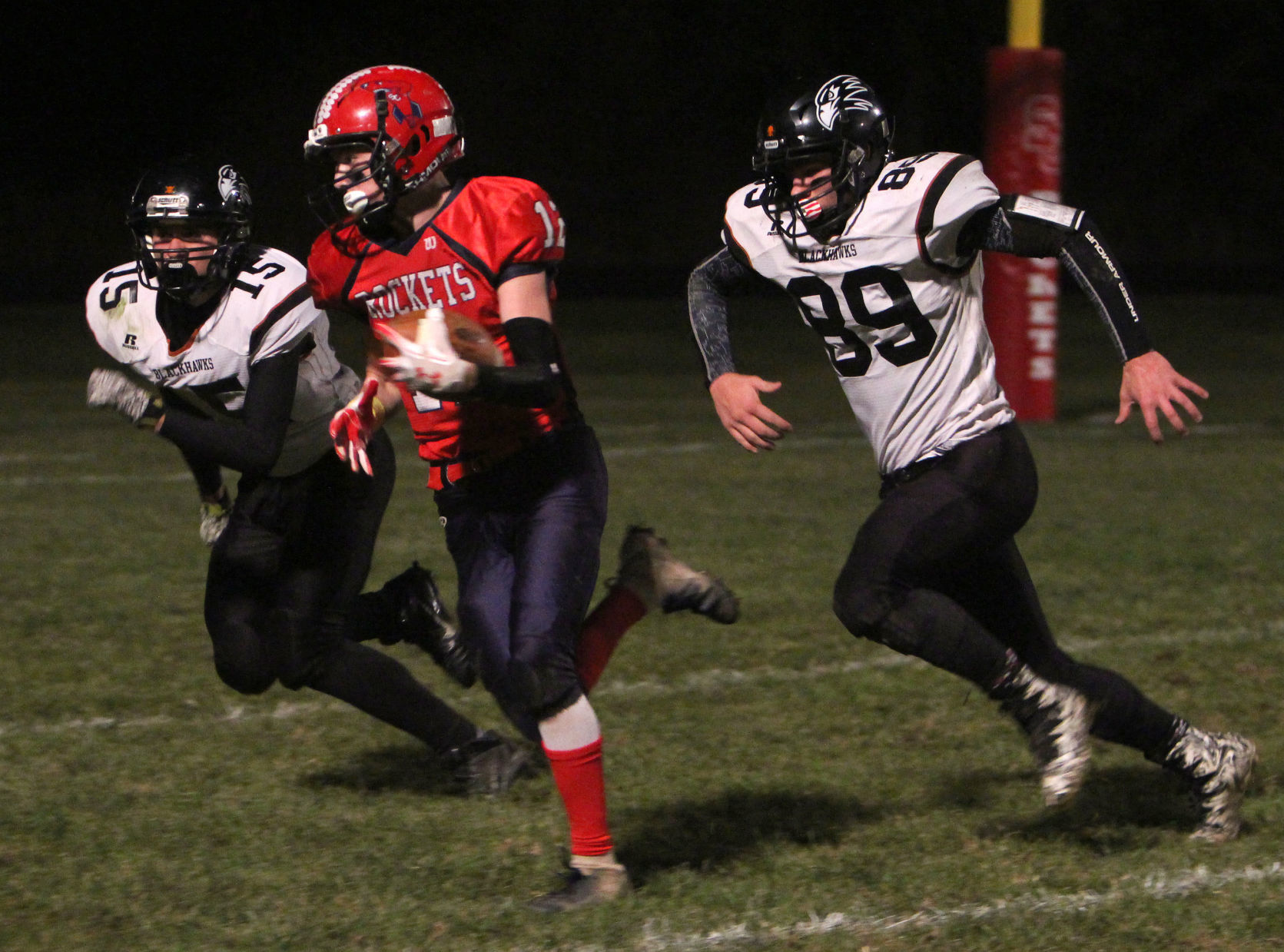 Bloomer football at Spencer/Columbus 10-26-18